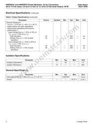 HW050FG Datasheet Page 4