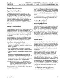 HW050FG Datasheet Page 13