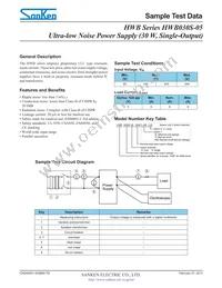 HWB030S-05-RM-C Datasheet Cover