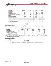 HWD075DGE-A9 Datasheet Page 2