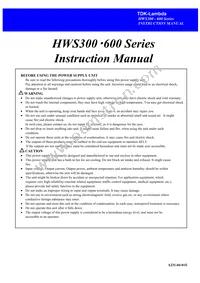 HWS3012 Datasheet Page 13