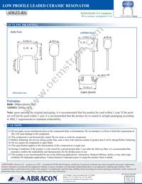 HWZT-8.00RS Datasheet Page 2