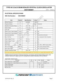 HX21480001 Datasheet Page 3