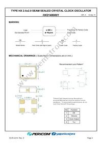 HX21480001 Datasheet Page 6