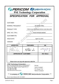 HX2513F0026.000000 Datasheet Cover