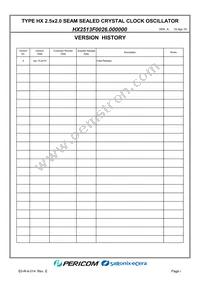 HX2513F0026.000000 Datasheet Page 2