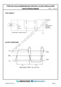 HX2513F0026.000000 Datasheet Page 4