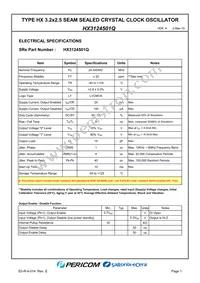 HX3124501Q Datasheet Page 3