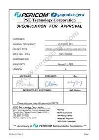 HX3125006Q Datasheet Cover