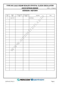 HX3212F0040.000000 Datasheet Page 2