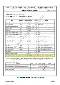 HX3212F0040.000000 Datasheet Page 3