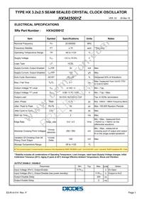 HX3425001Z Datasheet Page 3