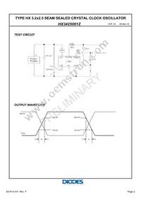 HX3425001Z Datasheet Page 4