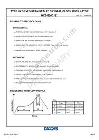 HX3425001Z Datasheet Page 5