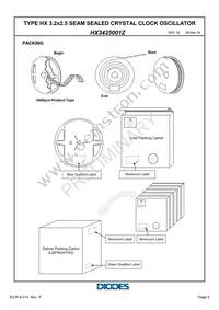 HX3425001Z Datasheet Page 8