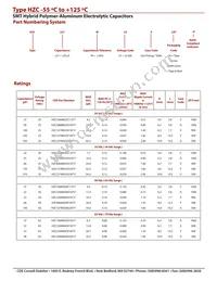 HZC337M025G24T-F Datasheet Page 2