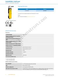 I110-E0354 Datasheet Page 2