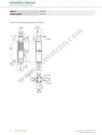 I110-E0354 Datasheet Page 4