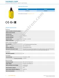 I110-PA223 Datasheet Page 2