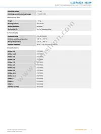 I110-PA223 Datasheet Page 3