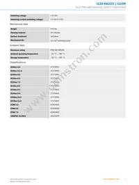 I110-RA223 Datasheet Page 3