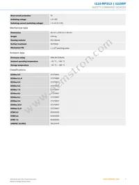 I110-RP313 Datasheet Page 3
