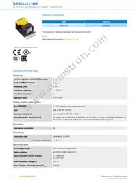 I16-SA113 Datasheet Page 2