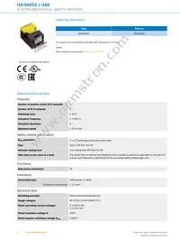 I16-SA203 Datasheet Page 2