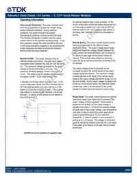 I3A4W005A150V-001-R Datasheet Page 19