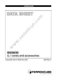 I93/28/30-3C94 Datasheet Cover