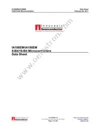 IA188EM-PQF100I-R-03 Datasheet Cover