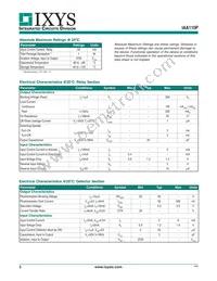 IAA110P Datasheet Page 2