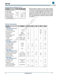 IAD112NTR Datasheet Page 2