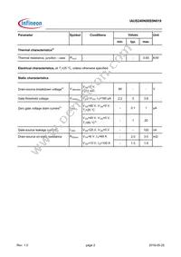 IAUS240N08S5N019ATMA1 Datasheet Page 2