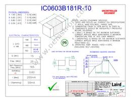 IC0603B181R-10 Cover