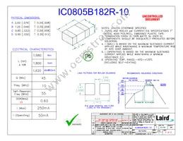 IC0805B182R-10 Cover