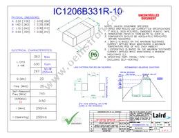 IC1206B331R-10 Cover