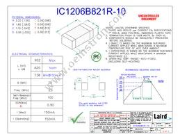 IC1206B821R-10 Cover