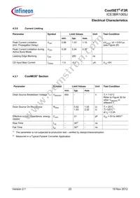 ICE3BR1065JXKLA1 Datasheet Page 23