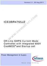 ICE3BR4765JZXKLA1 Datasheet Cover