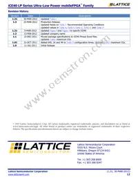 ICE40LP640-CM36 Datasheet Page 12