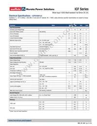 ICF0719V1PTC Datasheet Page 3
