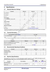 ICL3221EFVZ-T7A Datasheet Page 5