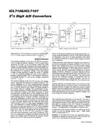 ICL7106C/D Datasheet Page 6