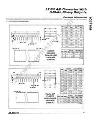 ICL7109CMH+T Datasheet Page 19