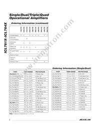 ICL7642BMJD Datasheet Page 2