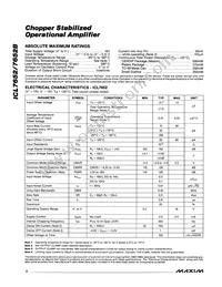 ICL7652CPA+ Datasheet Page 2
