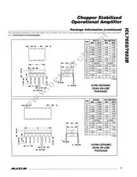 ICL7652CPA+ Datasheet Page 11
