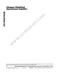 ICL7652CPA+ Datasheet Page 12
