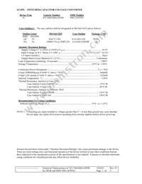 ICL7660AMJA/883B Datasheet Cover